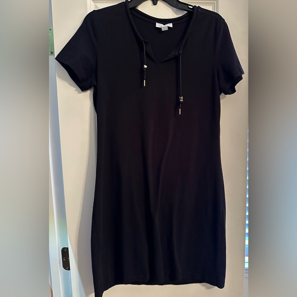 Calvin Klein Black T-shirt Dress